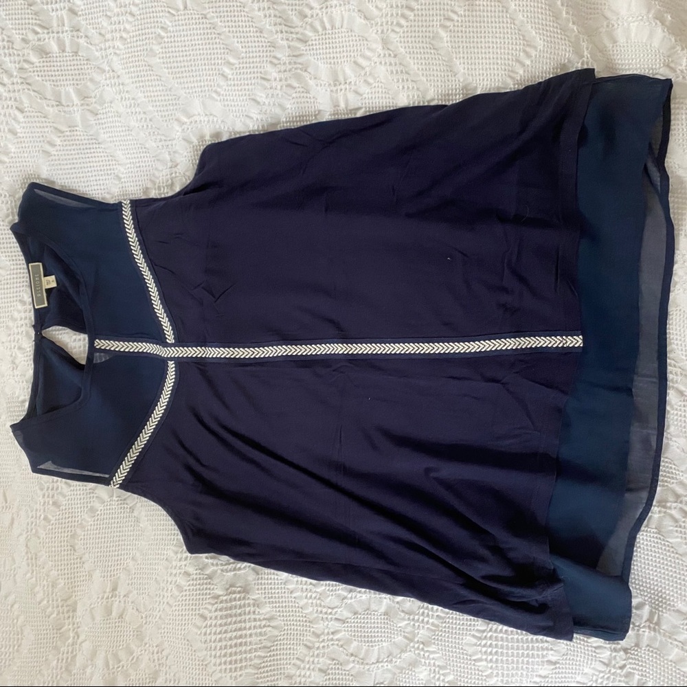 Navy tank top